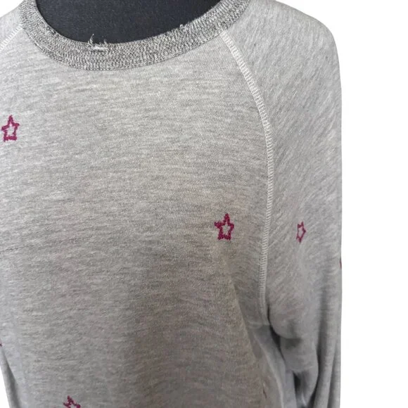 The Great Gray Star Pattern Long Sleeve Sweater Womens - Picture 3 of 8